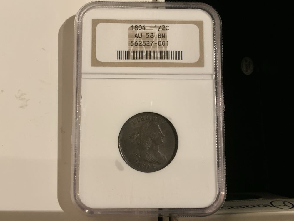 ½ Dime ”Seated Liberty Half Dime” (arrows at date)(Holed)