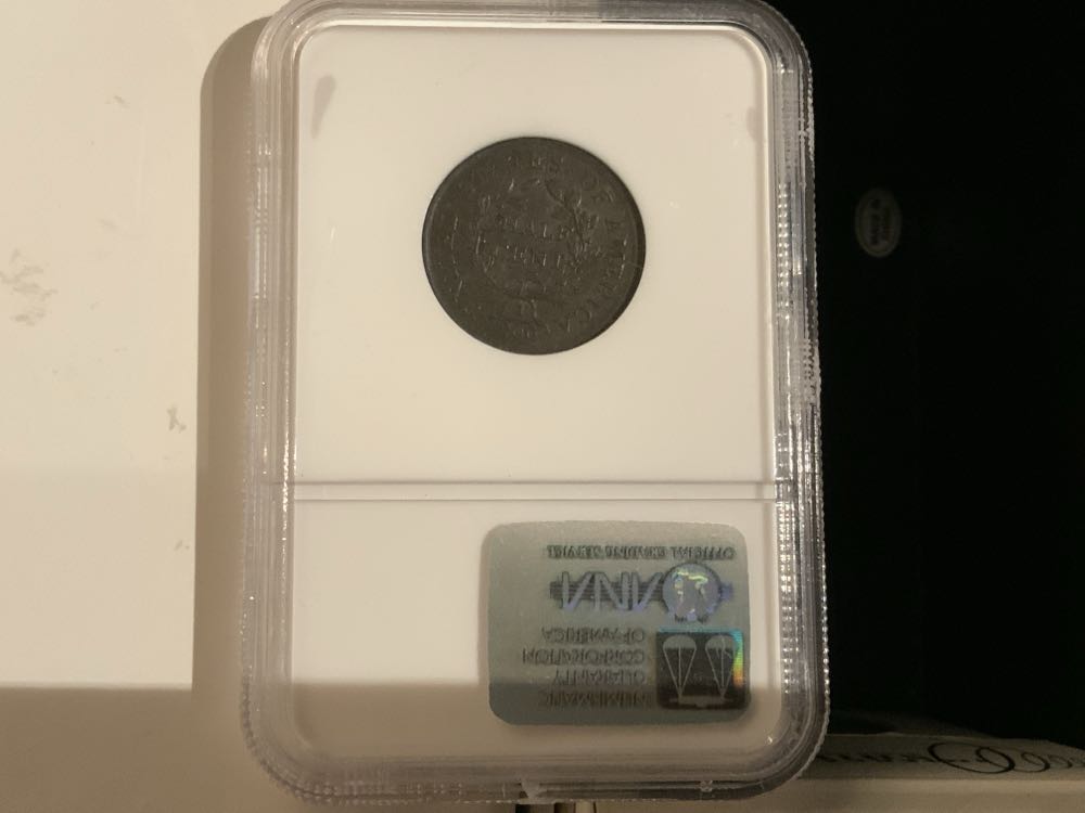 1804 1/2 Cent Plain 4 No Stems AU58 NGC  coin collectible - Main Image 2