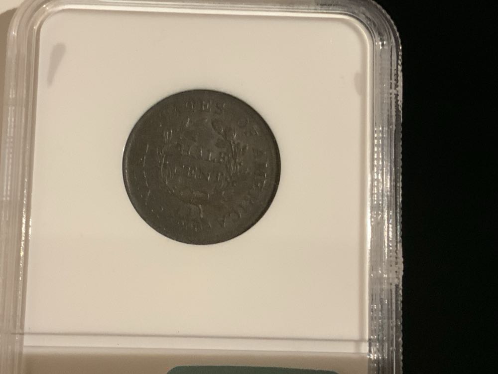 1804 1/2 Cent Plain 4 No Stems AU58 NGC  coin collectible - Main Image 4