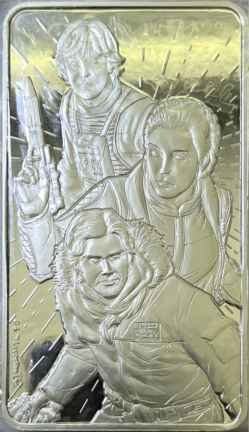 Star Wars The Light Side 10oz Bar   coin collectible - Main Image 2