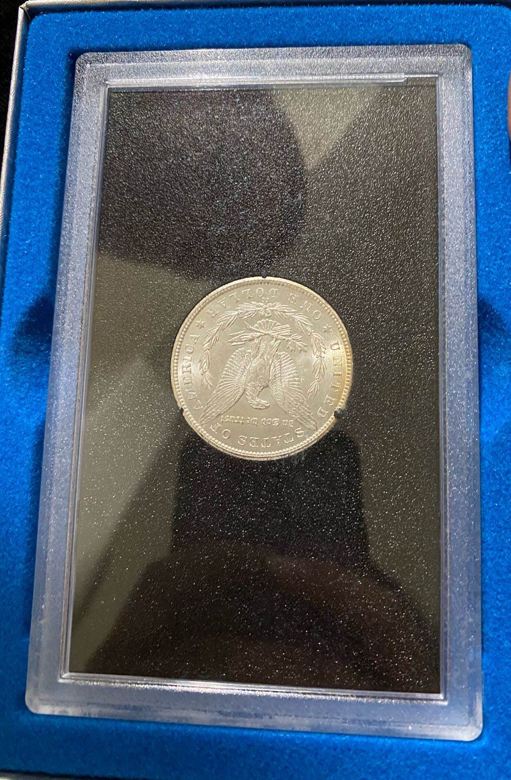 1972 Carson City Uncirculated Silver Dollar  coin collectible - Main Image 3