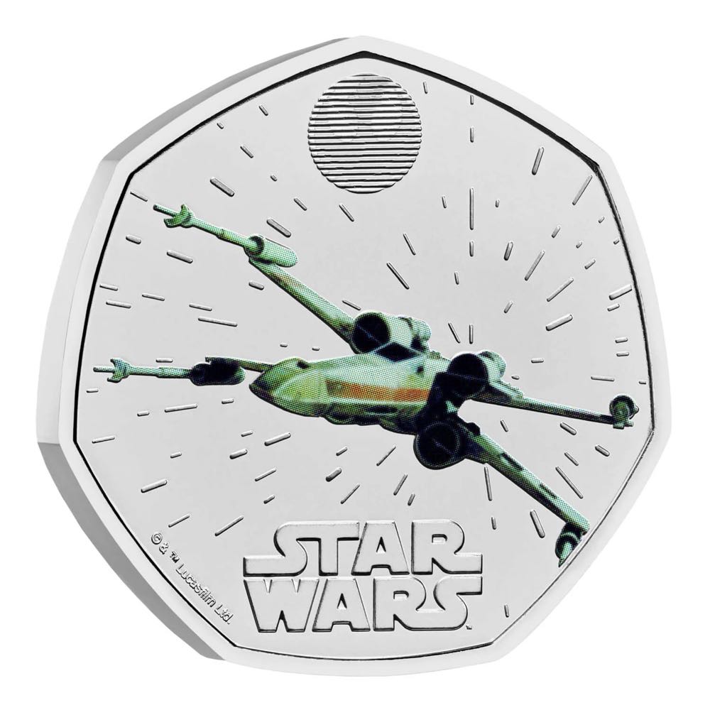 Star Wars X-Wing Brilliant Uncirculated Colour Coin  coin collectible - Main Image 3
