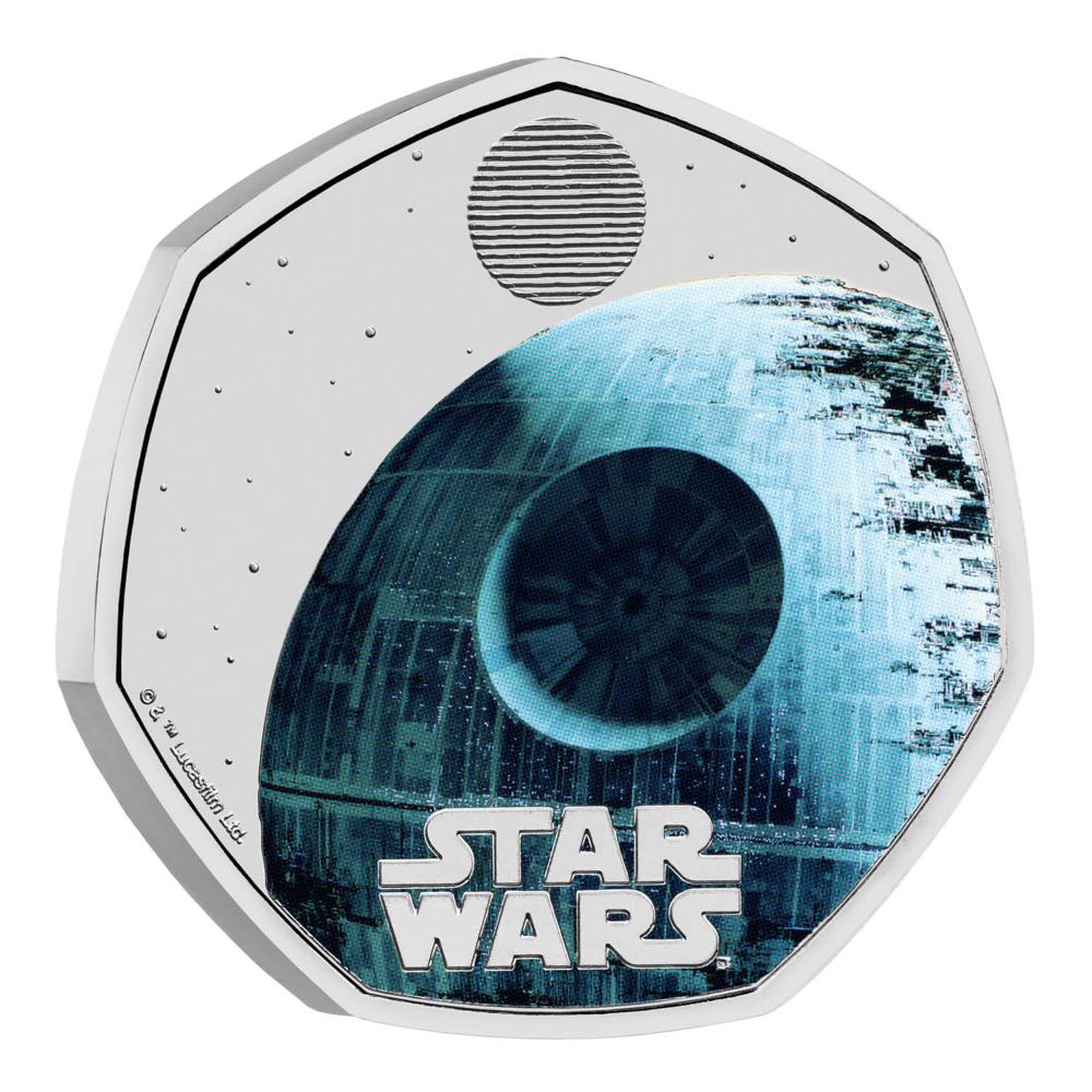 Star Wars Death Star ll Brilliant Uncirculated Colour Coin  coin collectible - Main Image 3
