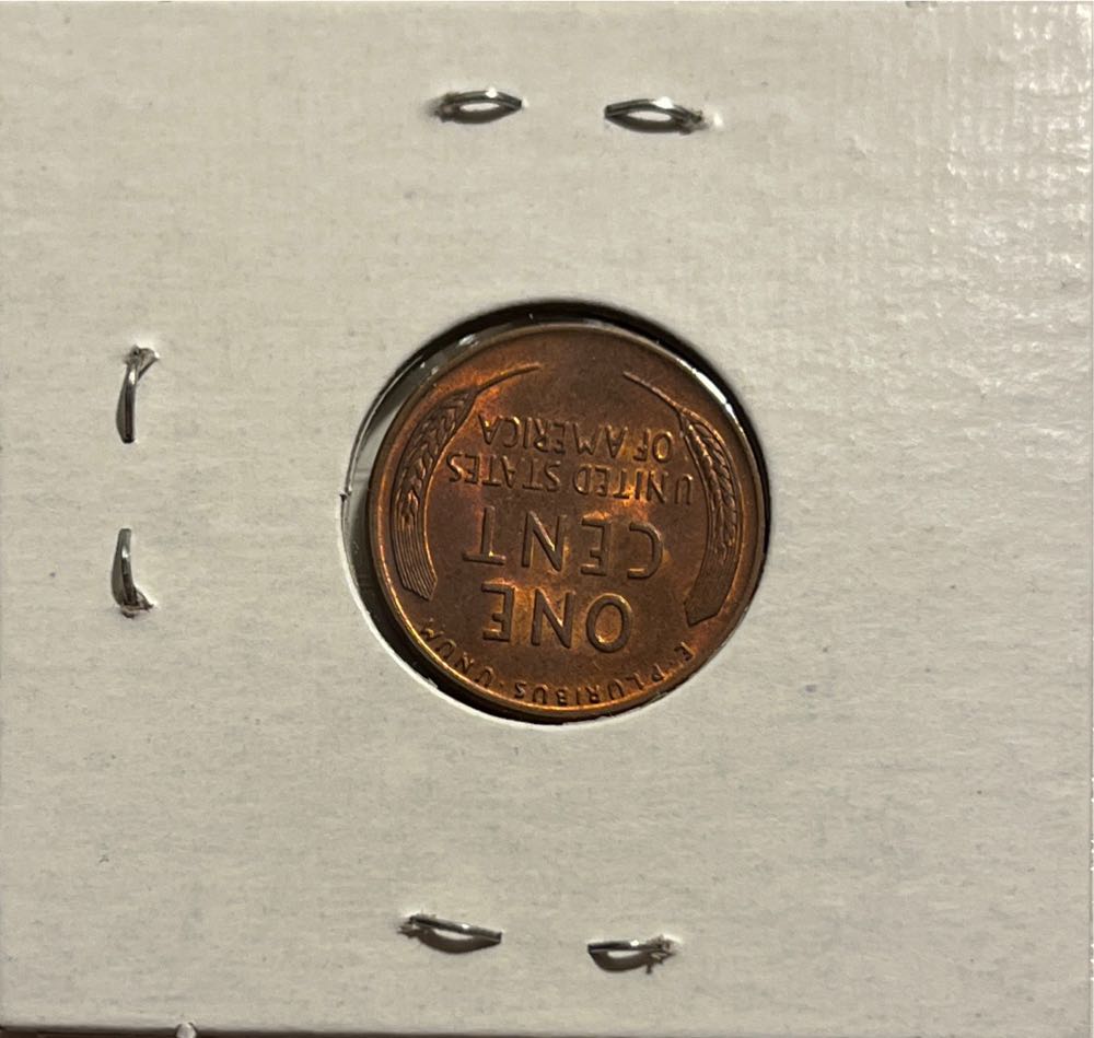 American 1956 D 1 Cent “Lincoln Wheat Cent” Penny (Mom’s Collection)  coin collectible - Main Image 2