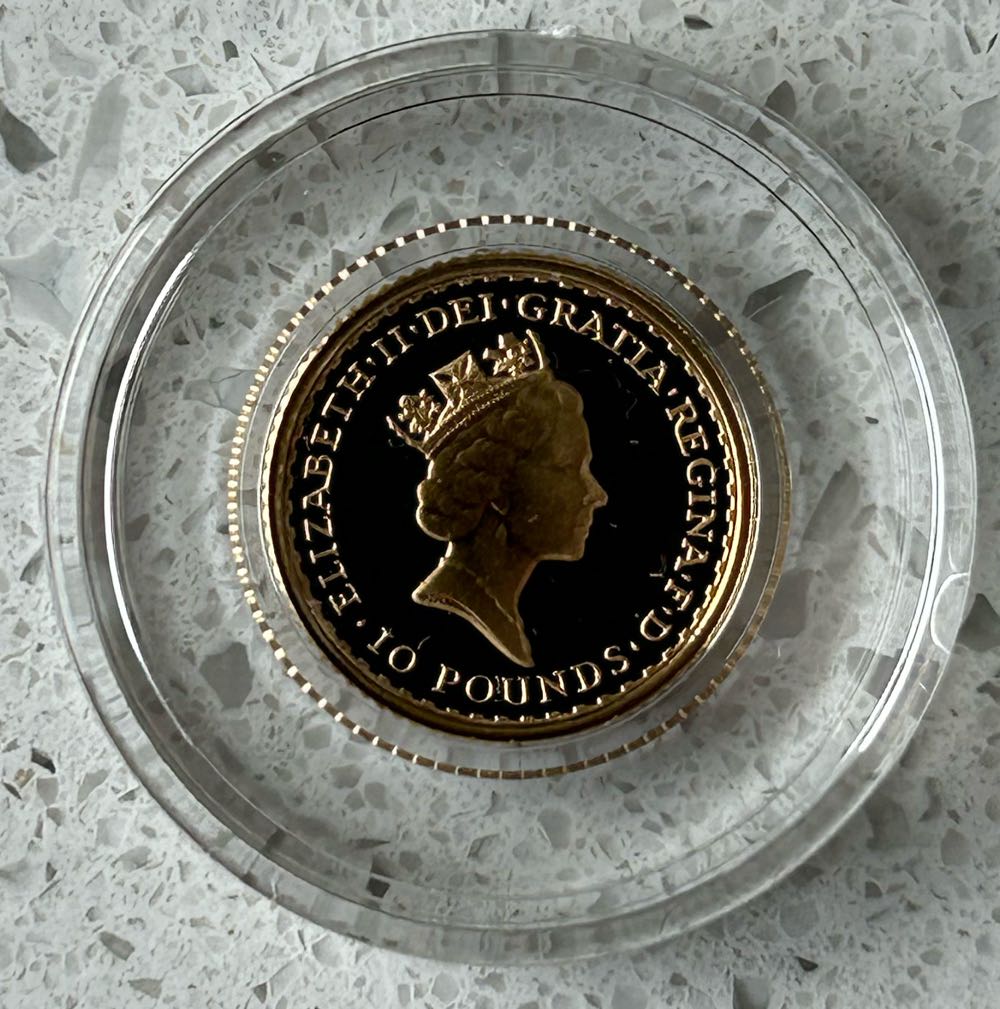 2004 Britannia - Proof 1/10th Gold  coin collectible - Main Image 2