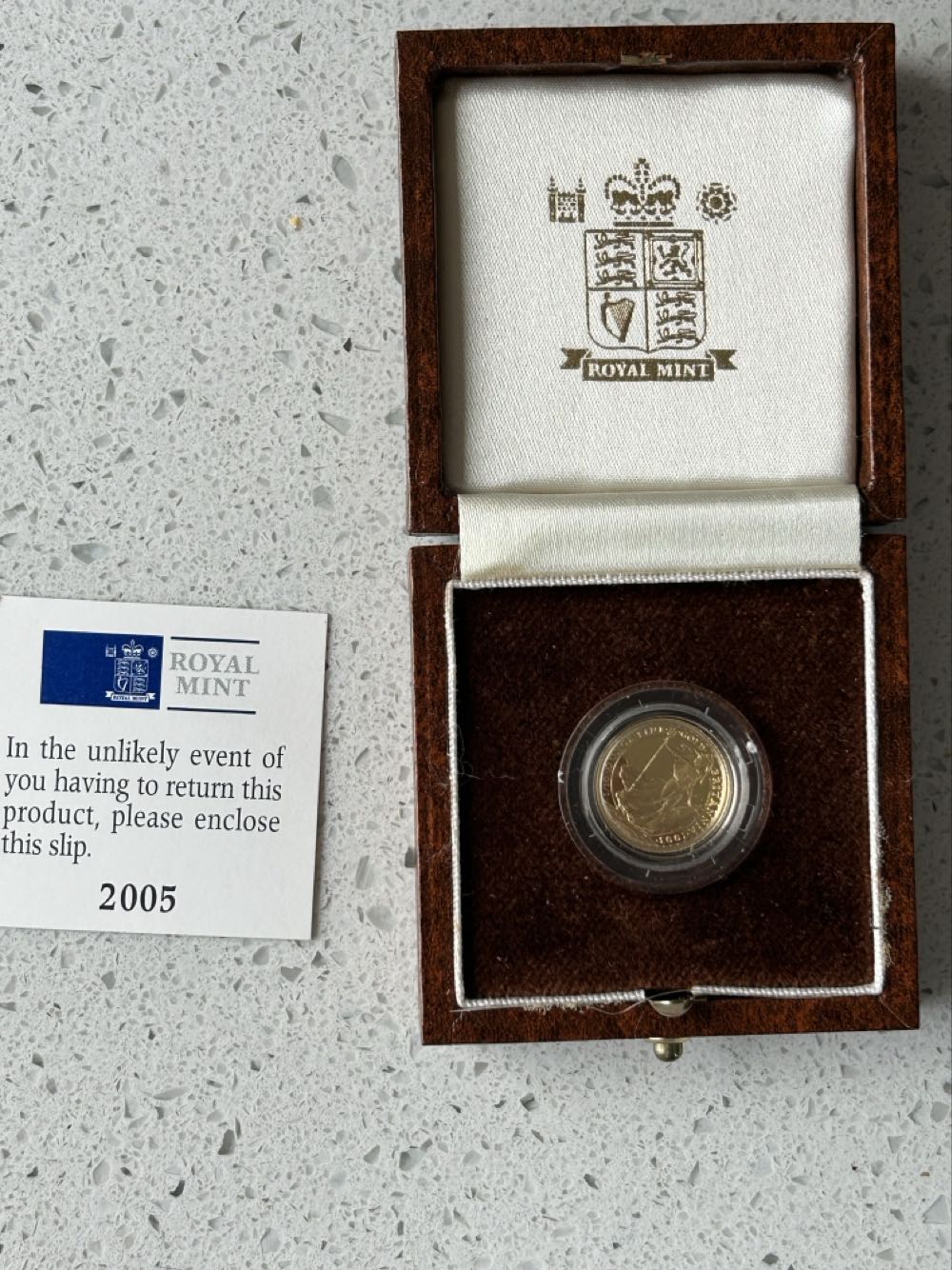 1993 Britannia - Proof 1/10th Gold  coin collectible - Main Image 3