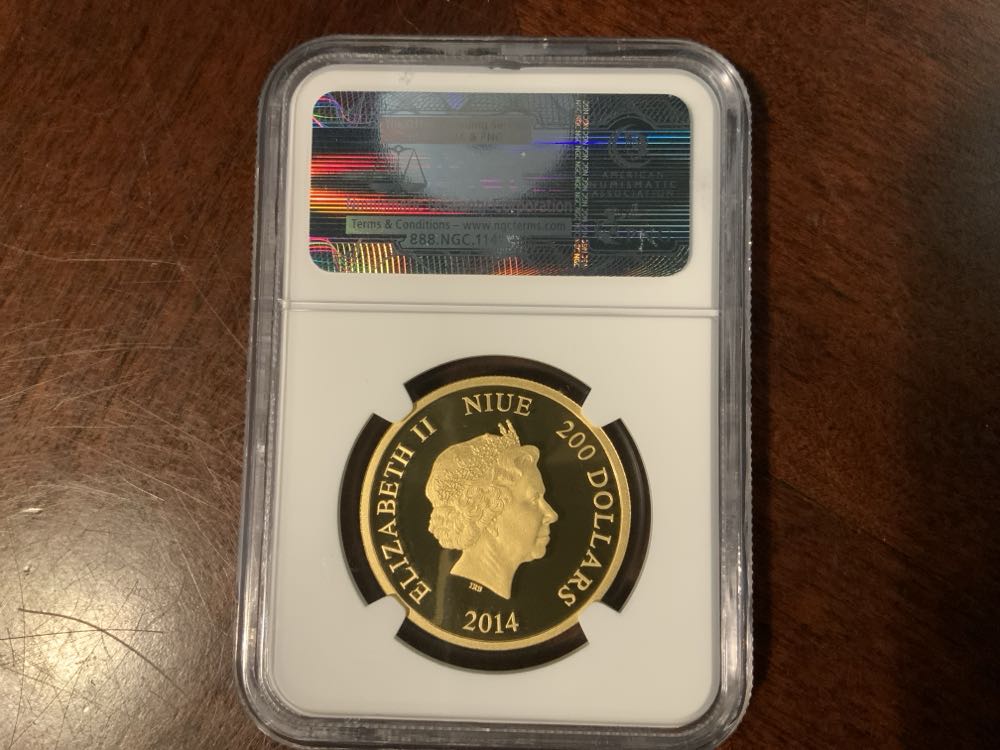 2014 NIUE G$200 Donald Duck NGC PF70UC  coin collectible - Main Image 2