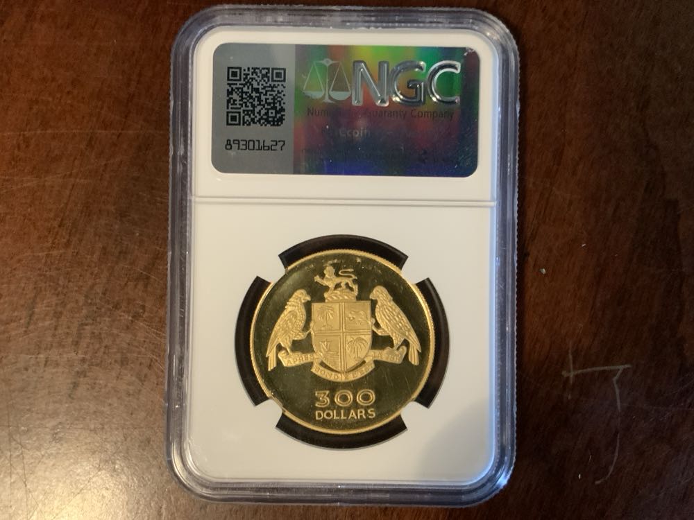 1978 Dominica $300 Independence-Arms NGC PF65UC  coin collectible - Main Image 2