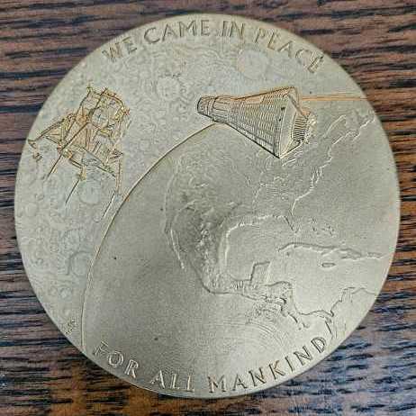 Apollo 11 Medallion  coin collectible - Main Image 2