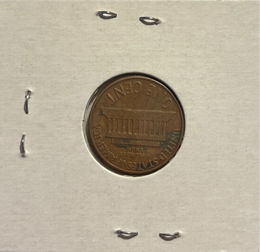 American 1961 D 1 Cent “Lincoln Memorial Cent” Penny (Mom’s Collection)  coin collectible - Main Image 2