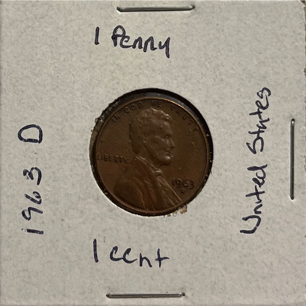 American 1973 D 1 Cent “Lincoln Memorial Cent” Penny (Mom’s Collection)