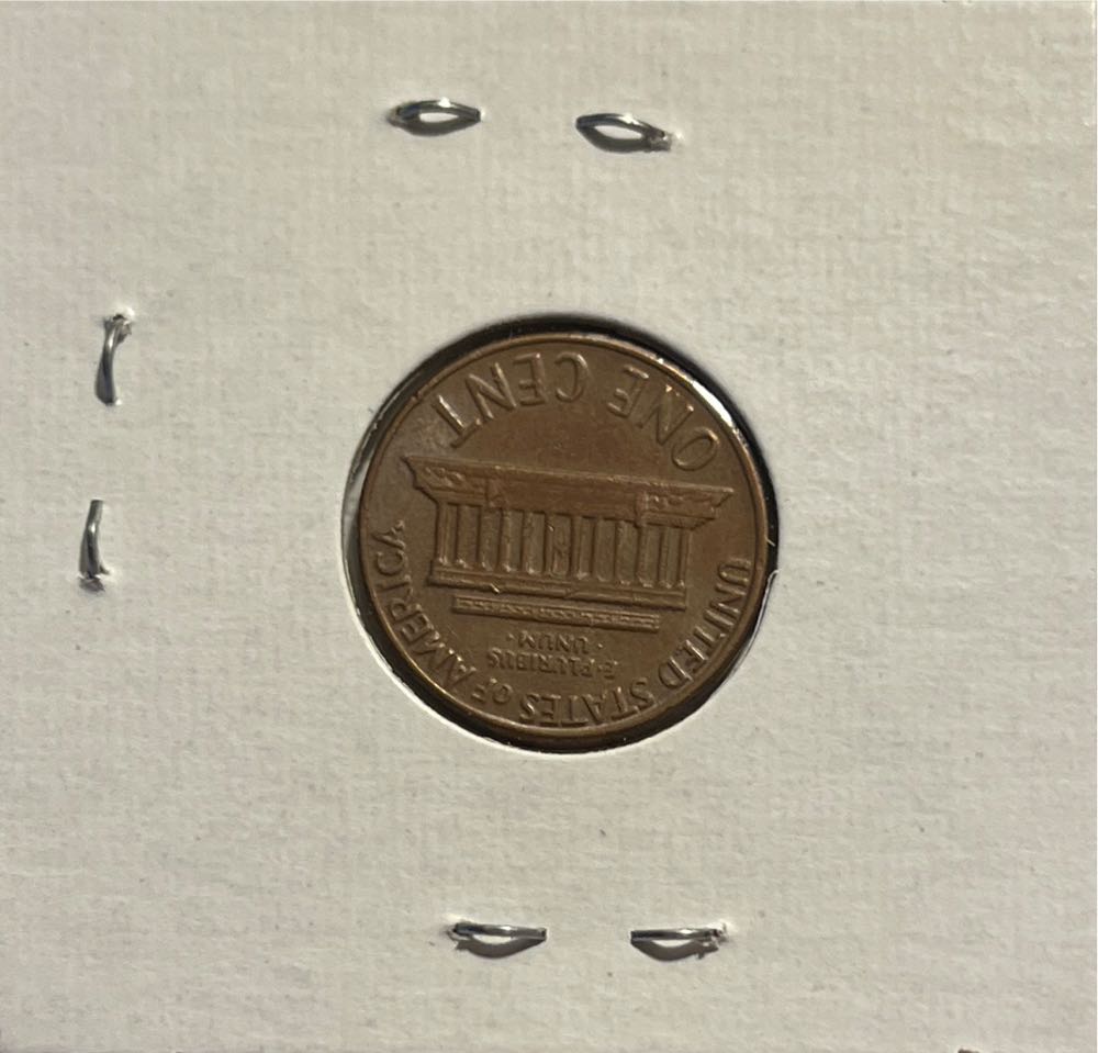 American 1969 D 1 Cent “Lincoln Memorial Cent” Penny (Mom’s Collection)  coin collectible - Main Image 2