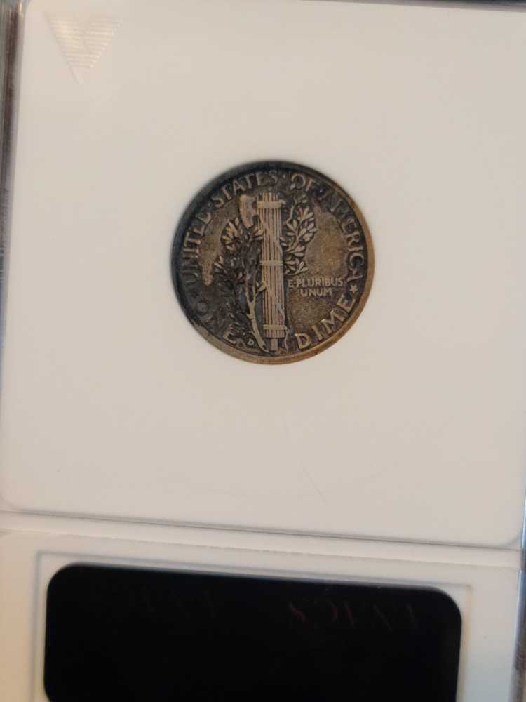 Mercury Dime 1916 D  coin collectible - Main Image 2