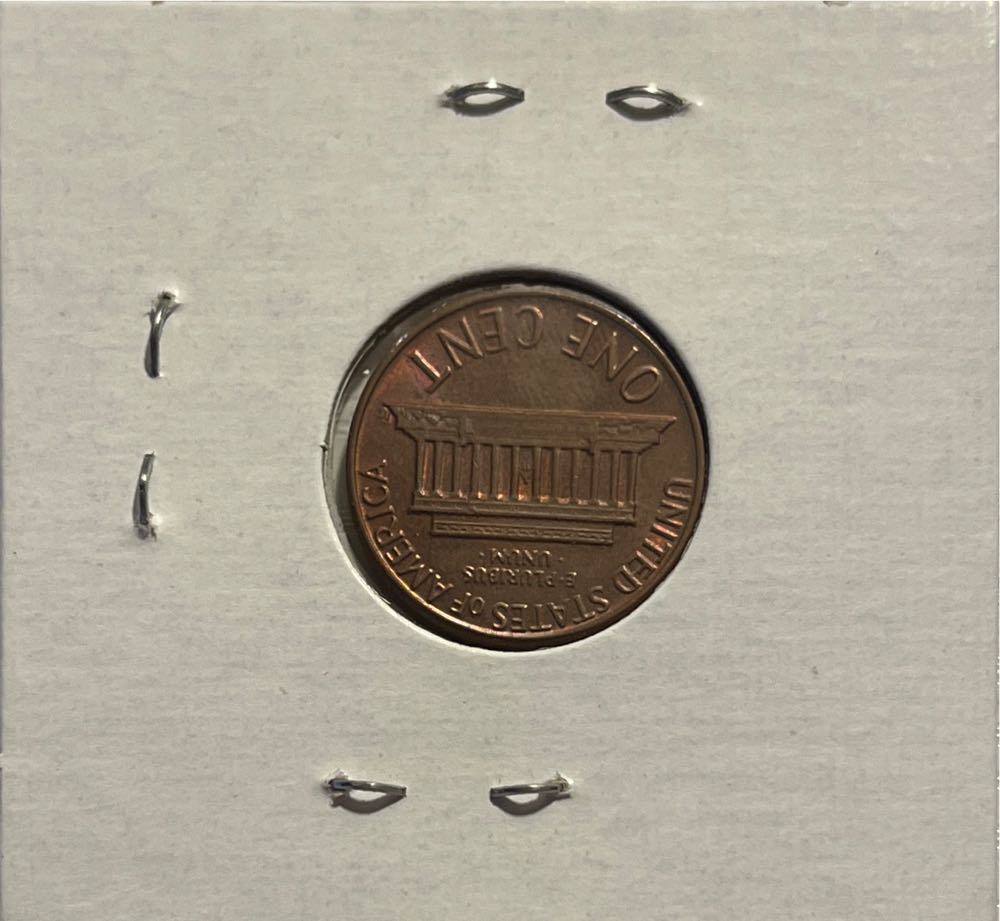 American 1976 D 1 Cent “Lincoln Memorial Cent” Penny (Mom’s Collection)  coin collectible - Main Image 2