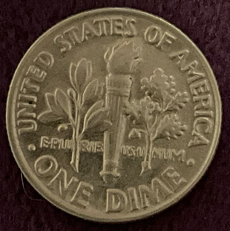 Dime 1990 D Roosevelt  coin collectible - Main Image 4