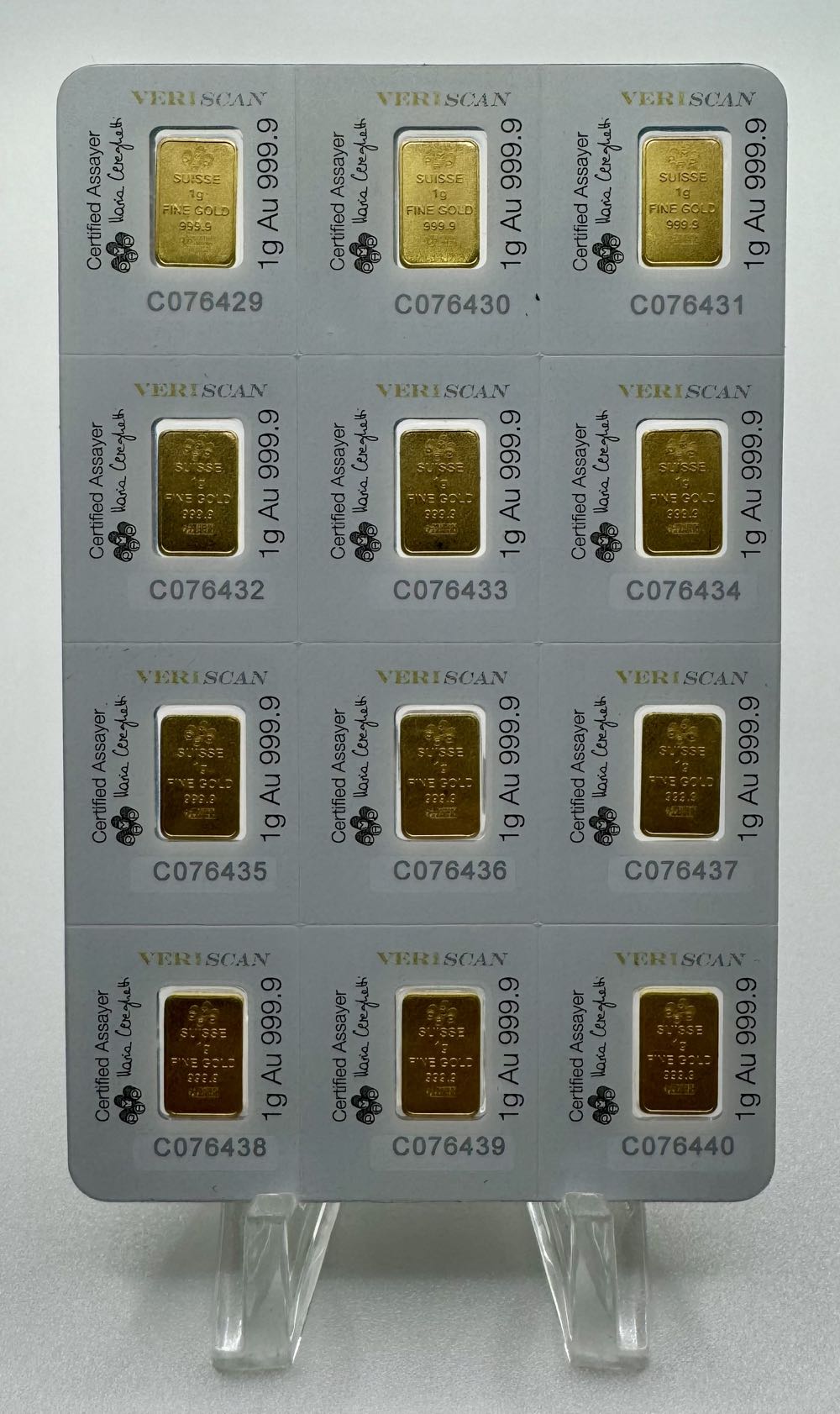 12g Pamp Multi Card  coin collectible - Main Image 2