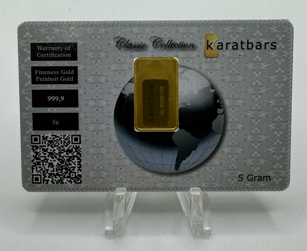 5g Degussa Karatbar  coin collectible - Main Image 2