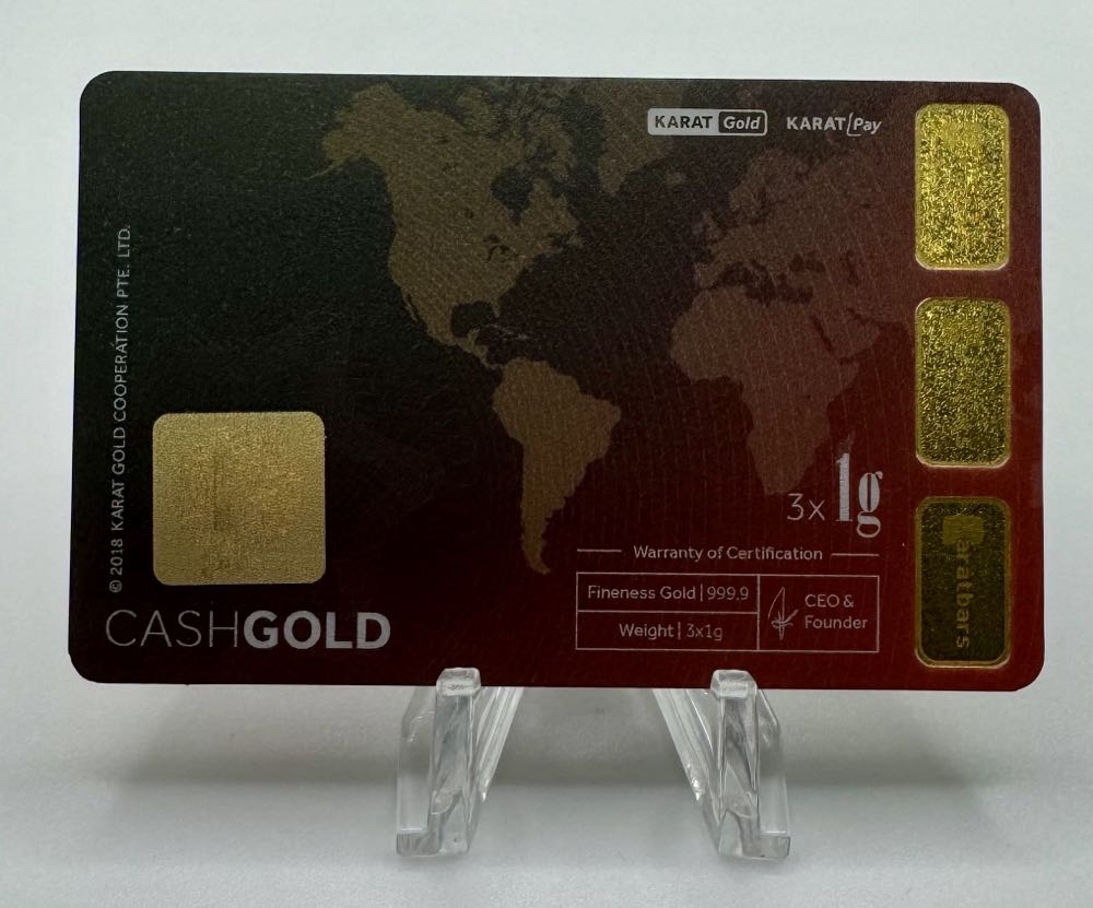 1x3 CashGold  coin collectible - Main Image 2