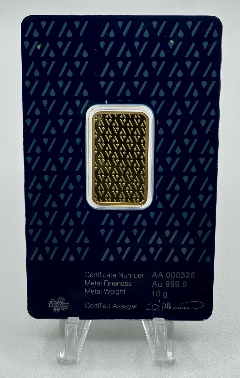 10g Acre Produced By Pamp   coin collectible - Main Image 2