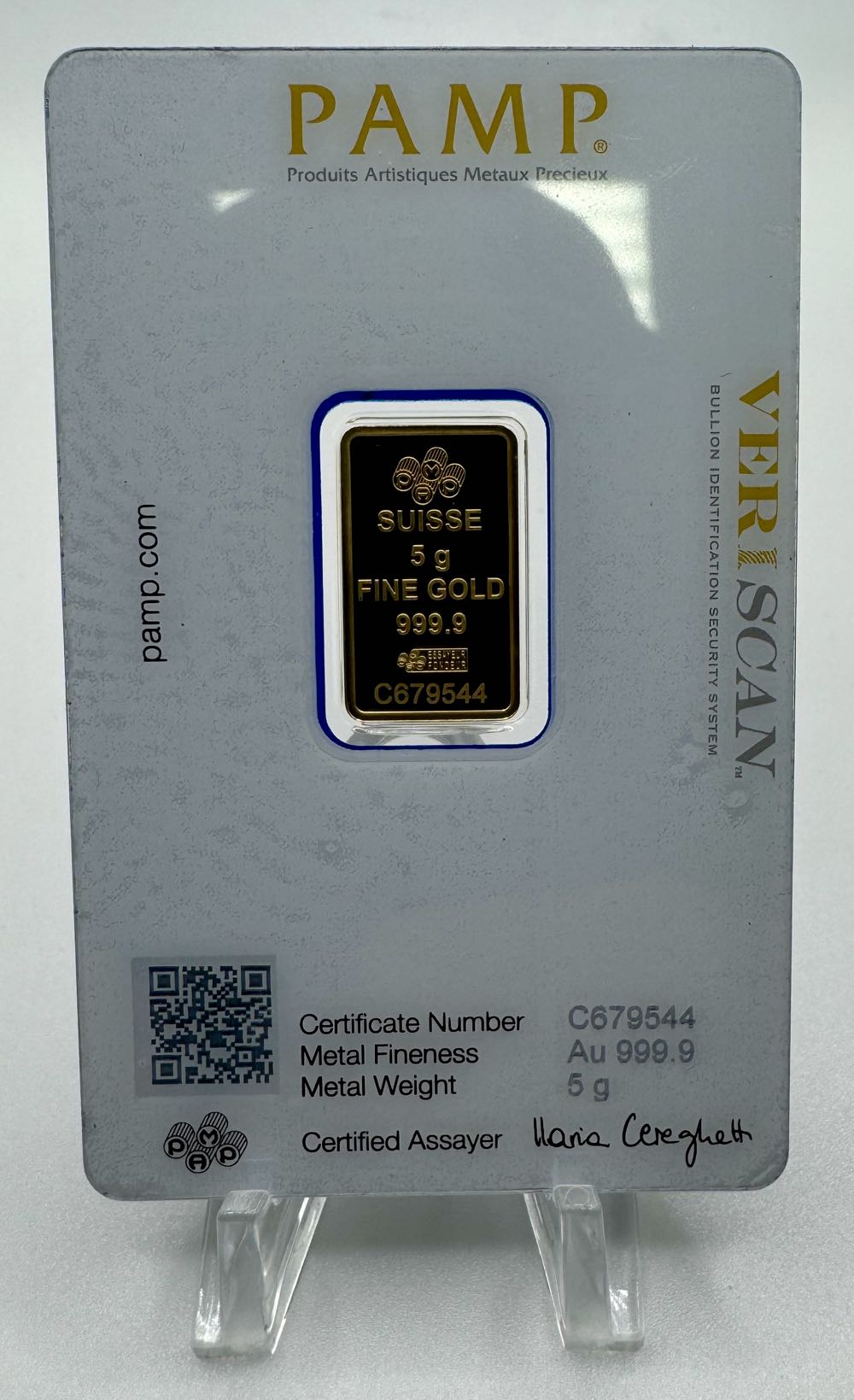 5g Pamp Lady Fortuna  coin collectible - Main Image 2