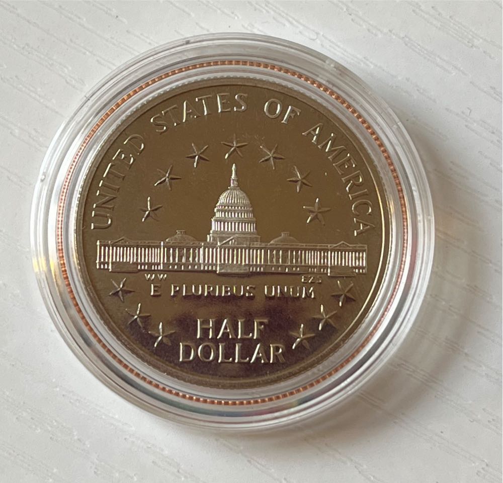 American 1989 S 50 Cent Bicentennial Of Congress 1789 To 1989 Congressional Coin Half Dollar  coin collectible - Main Image 4