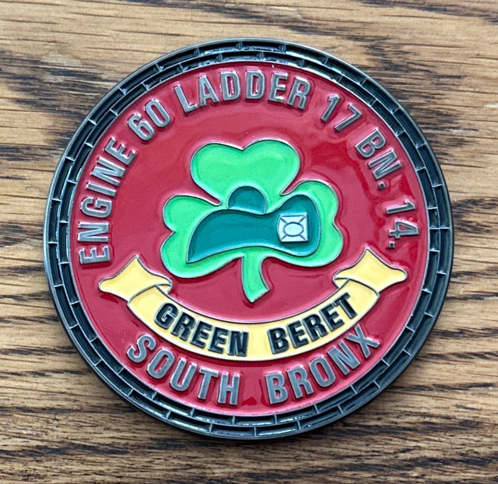 FDNY E60 / L17  coin collectible - Main Image 2