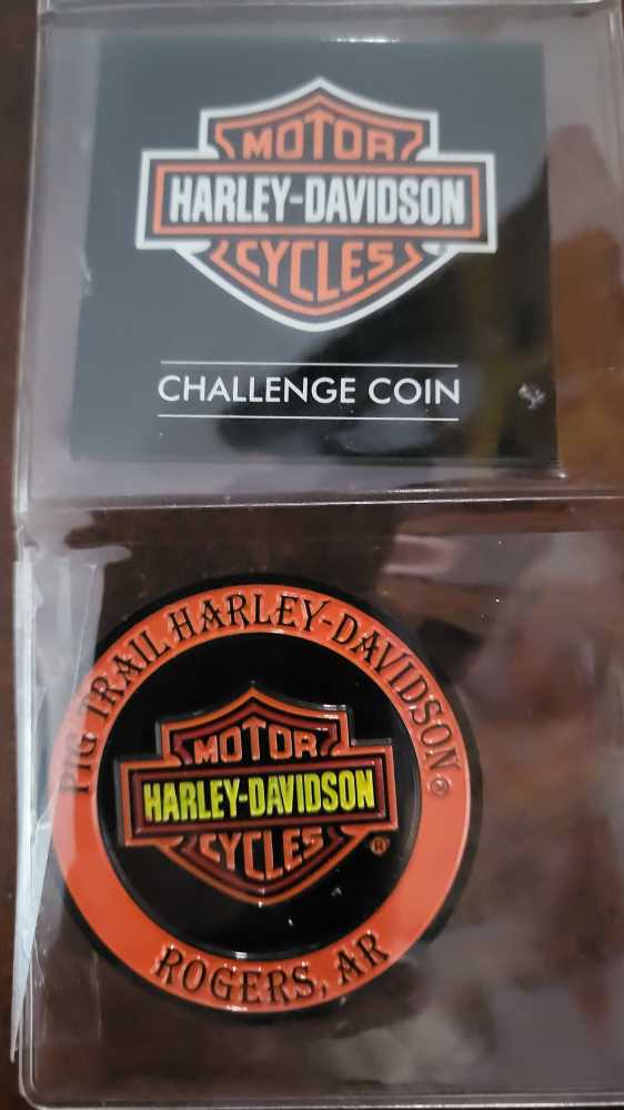 Pig Trail Harley-Davidson Challenge Coin  coin collectible - Main Image 2