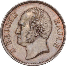 James Brooke | ¢ ½ 1863  coin collectible - Main Image 2