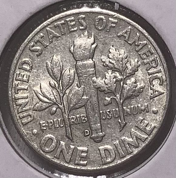 Roosevelt Dime 1960.D  coin collectible - Main Image 2