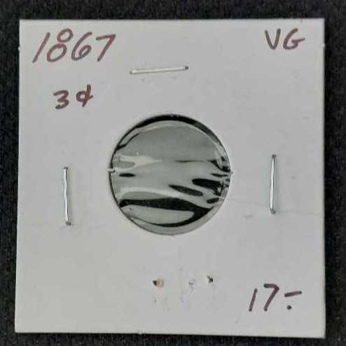 Three Cents Trime Nickel  coin collectible - Main Image 3