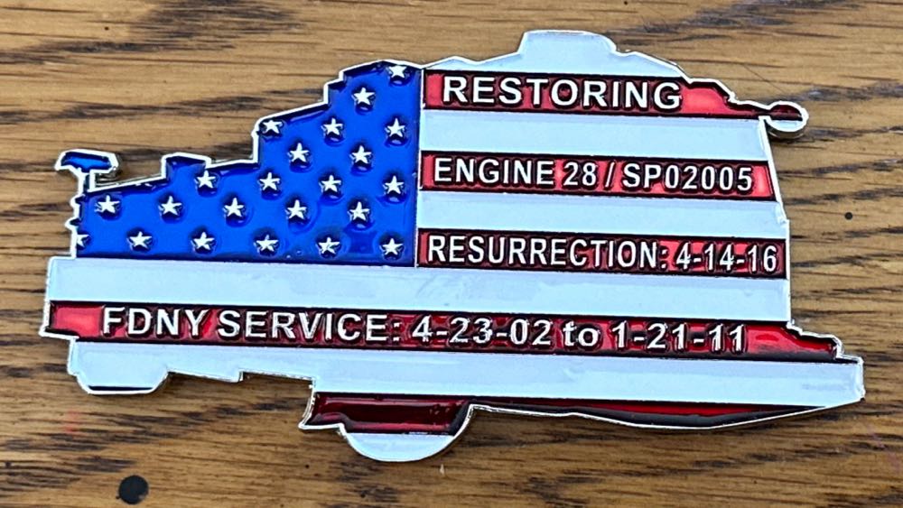 FDNY E28  coin collectible - Main Image 2