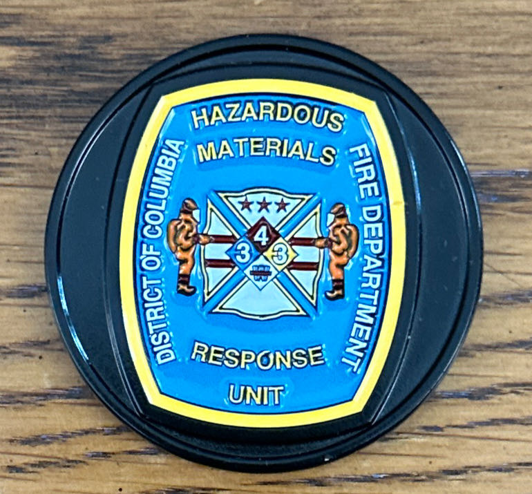 DCFD HAZMAT 1  coin collectible - Main Image 2