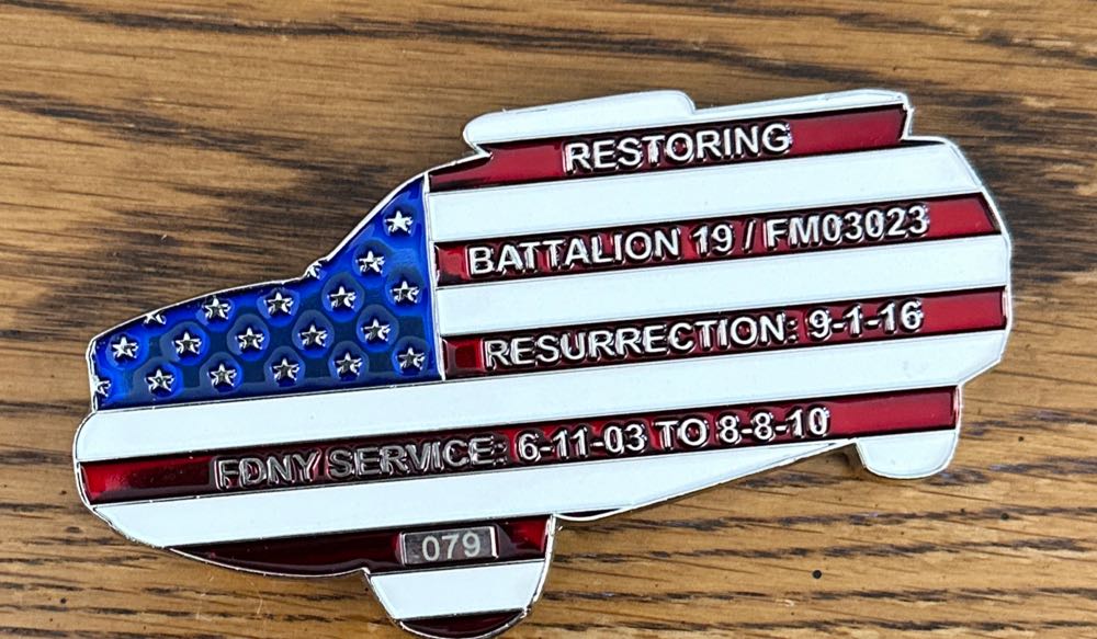 FDNY Battalion 19  coin collectible - Main Image 2