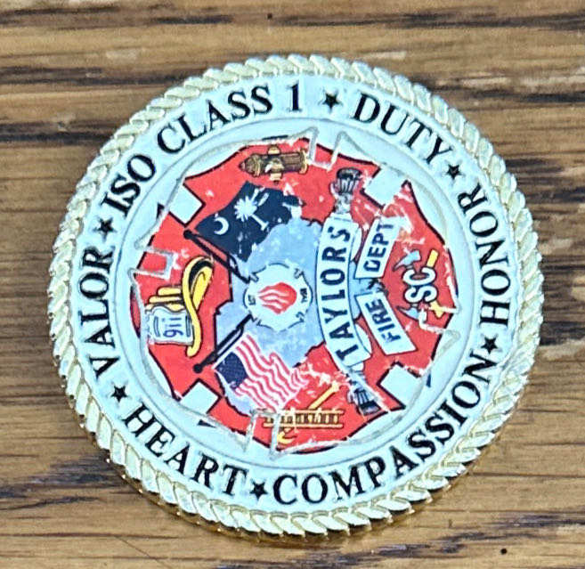 Taylor, SC Fire & Sewer  coin collectible - Main Image 2