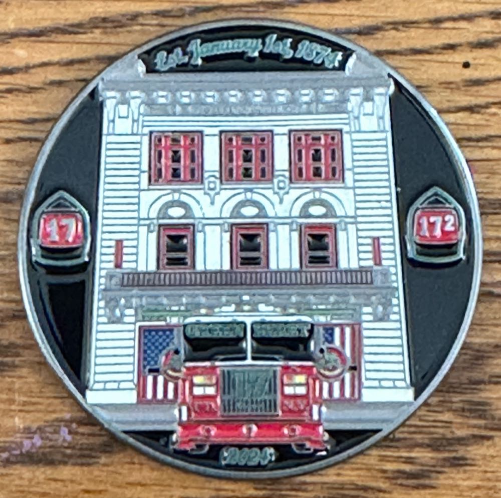FDNY L17 - 150th Annivsary  coin collectible - Main Image 2