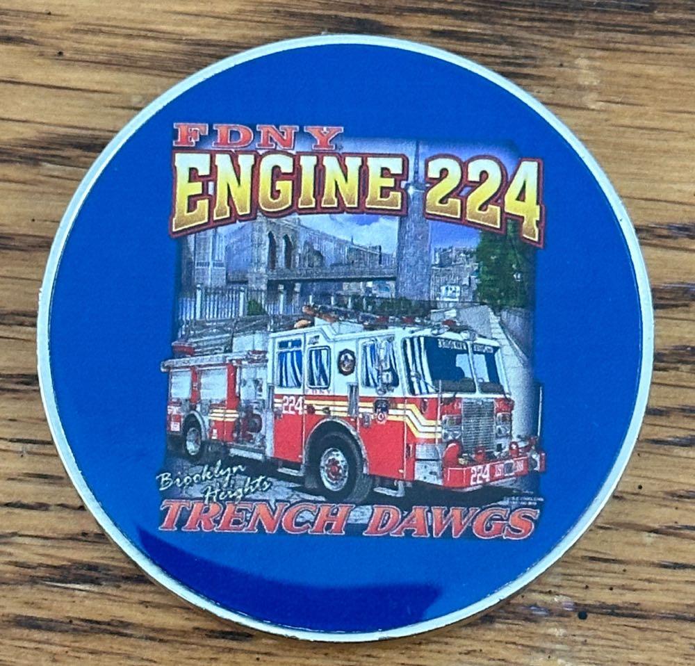 FDNY E224  coin collectible - Main Image 2