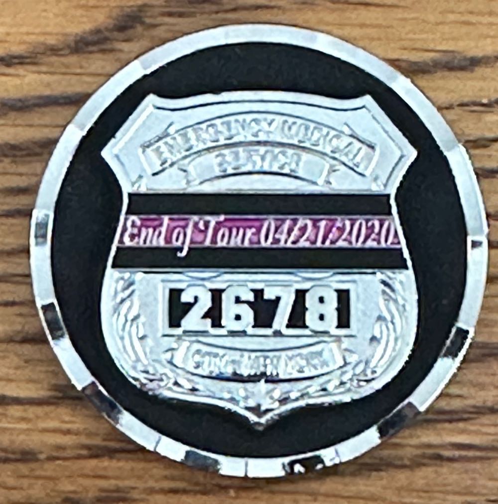 FDNY EMS - Idris Bey Memorial  coin collectible - Main Image 2