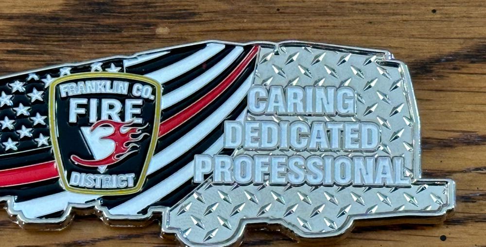 Franklin County Fire District  coin collectible - Main Image 2