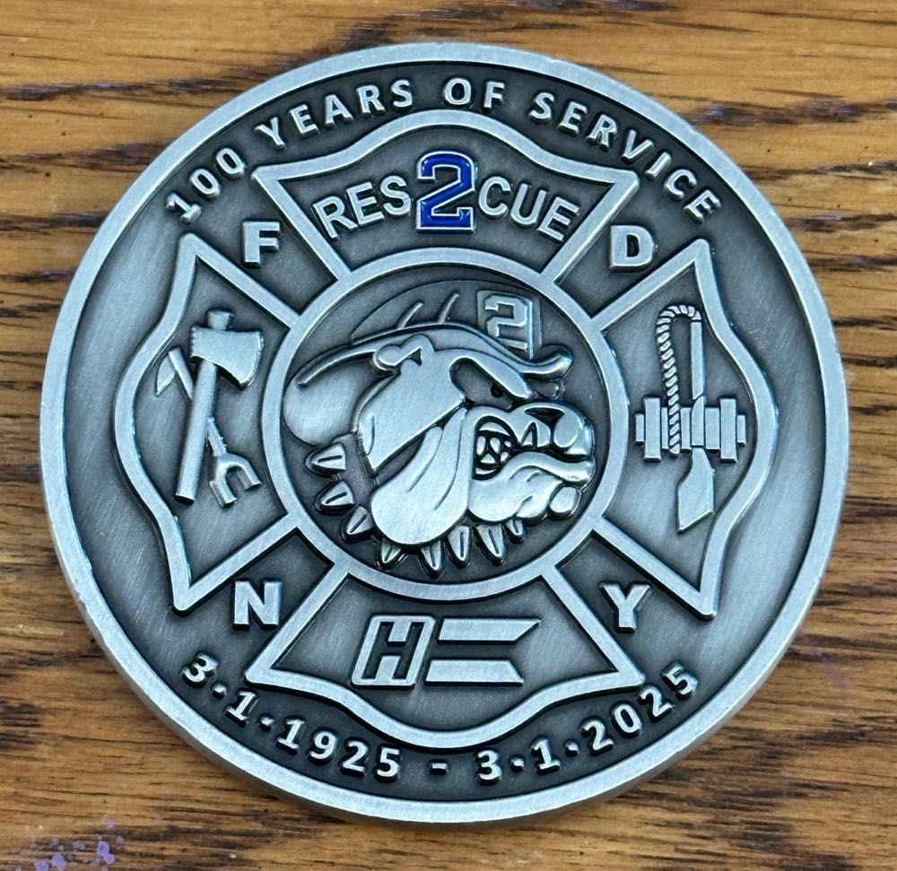 FDNY Rescue 2  coin collectible - Main Image 2