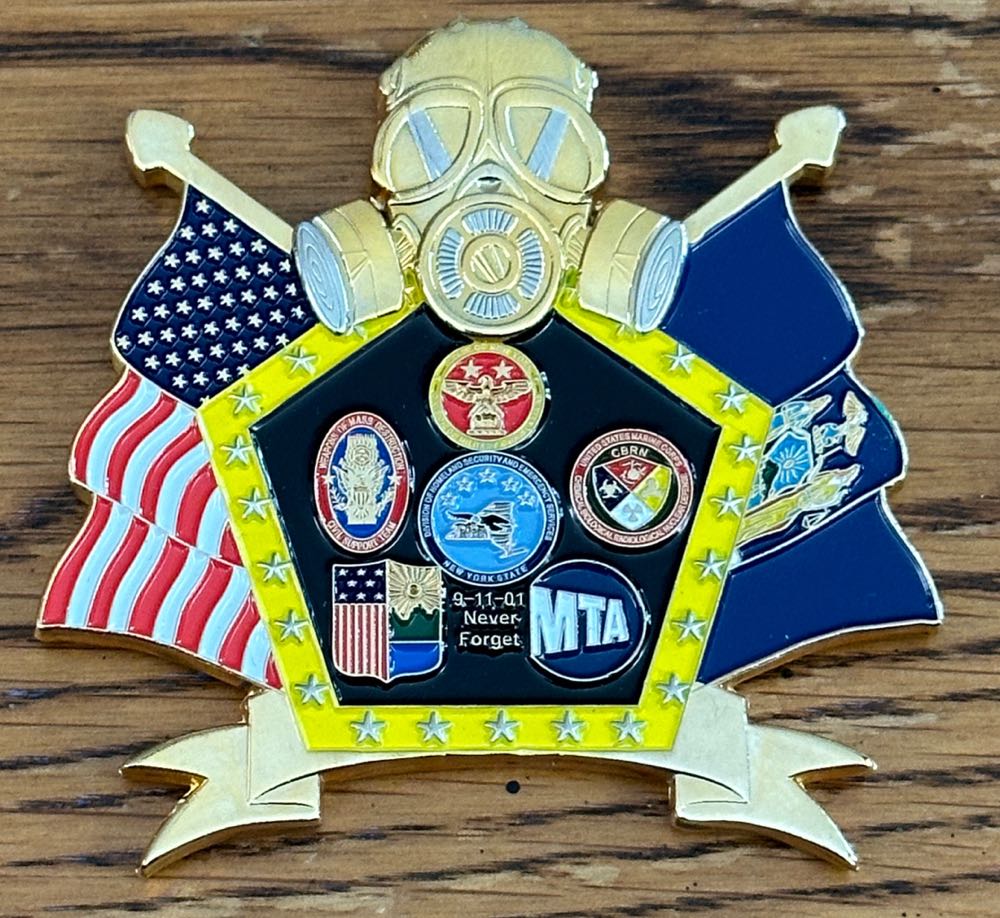 New York Stare Mutli Agrncy WMD  coin collectible - Main Image 2