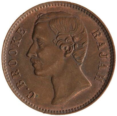 Charles Brooke | ¢ ½ 1879  coin collectible - Main Image 2