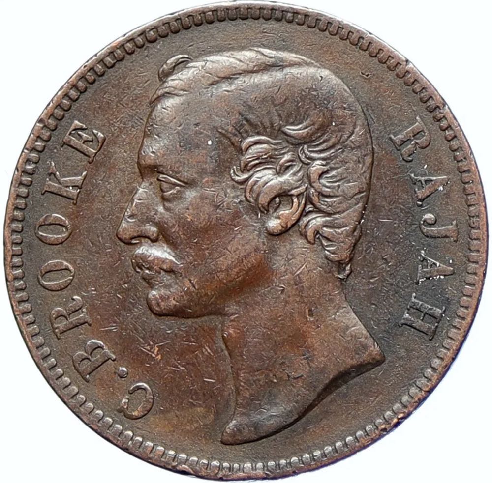 Charles Brooke | 1¢ 1889 🚫  coin collectible - Main Image 2