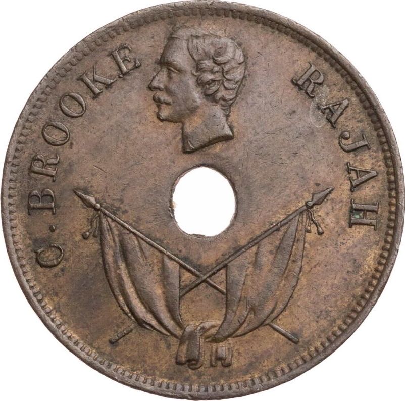 Charles Brooke | 1¢ 1894H 🚫  coin collectible - Main Image 2