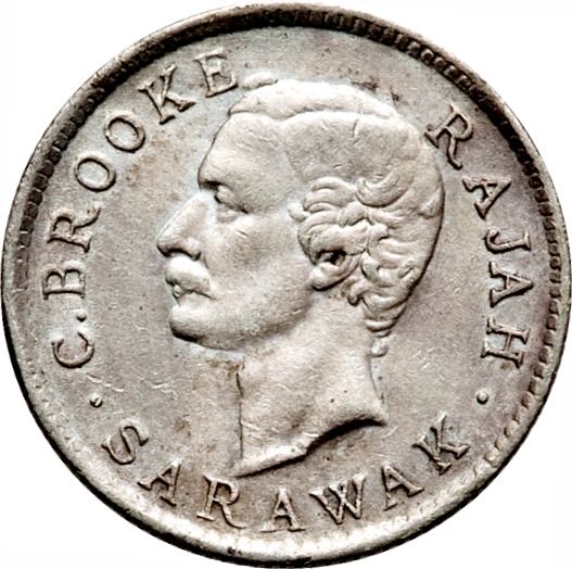 Charles Brooke | 5¢ 1911H  coin collectible - Main Image 2