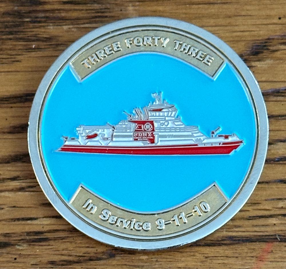 FDNY Marine 1  coin collectible - Main Image 2