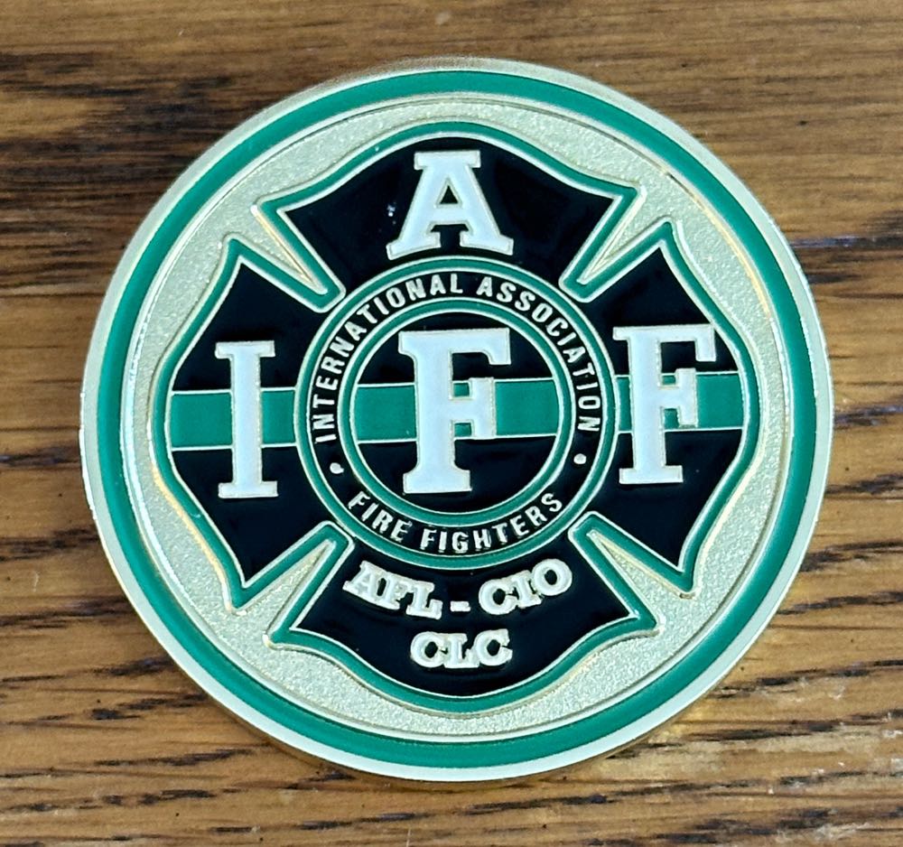 Greendale, WI IAFF L1777  coin collectible - Main Image 2