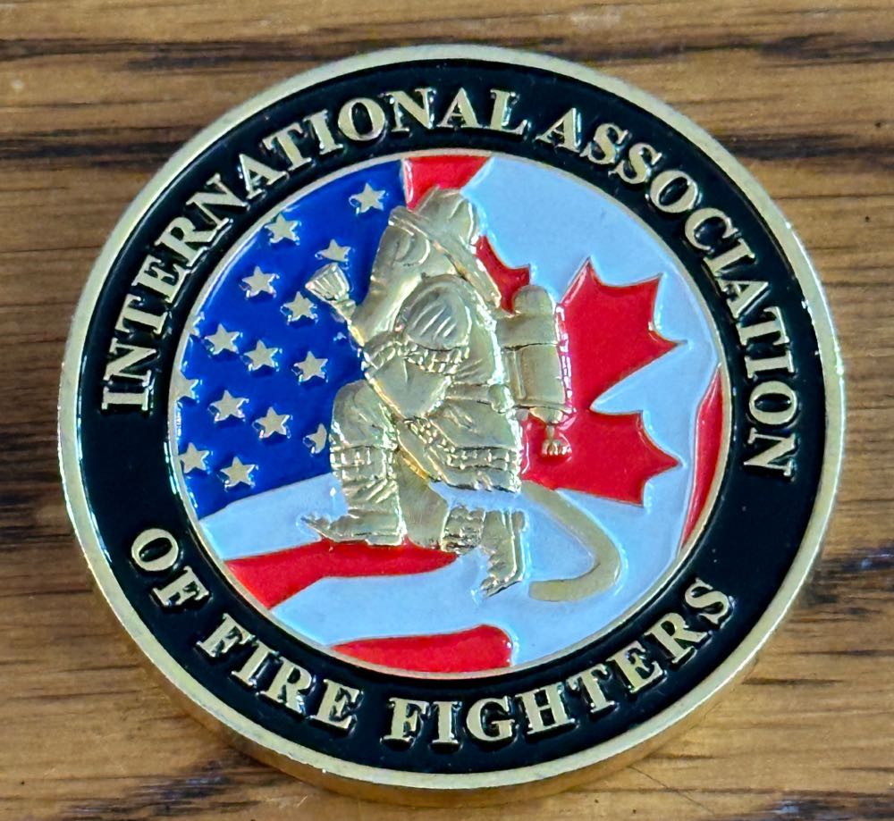 IAFF Harold Schaitberger  coin collectible - Main Image 2