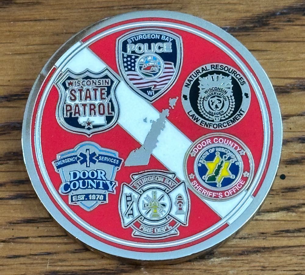 Door County Dive Tram  coin collectible - Main Image 2