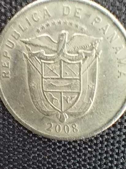 2008 25 Cent Republic of Panama   coin collectible - Main Image 2