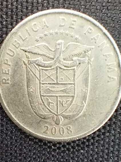 2008 25 Cent Republic of Panama   coin collectible - Main Image 3